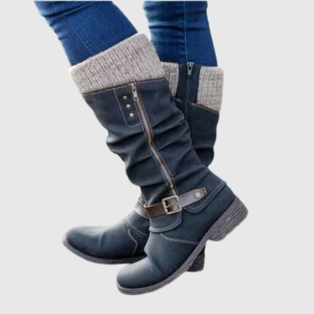 Lola | Botas de piel forradas con suela antideslizante