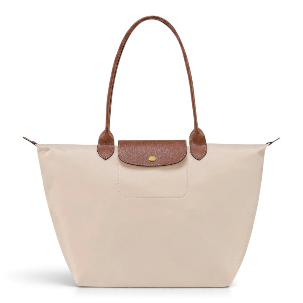 Luján | Bolso shopper plegable color crema