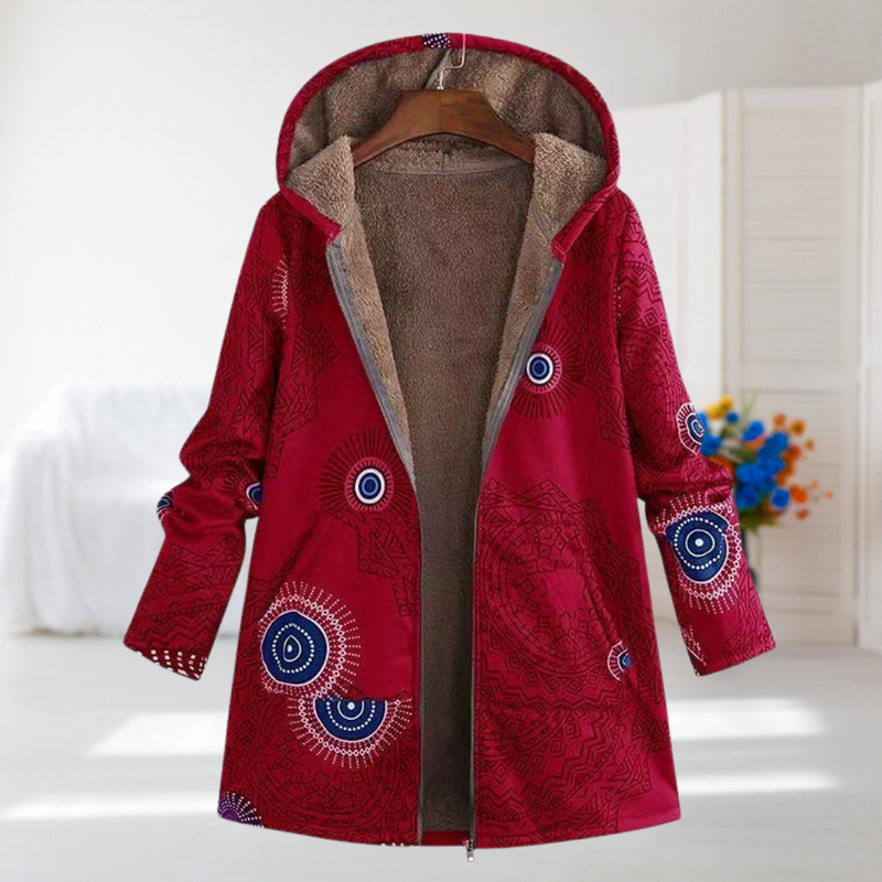 Marisol | Chaqueta elegante de entretiempo en rojo