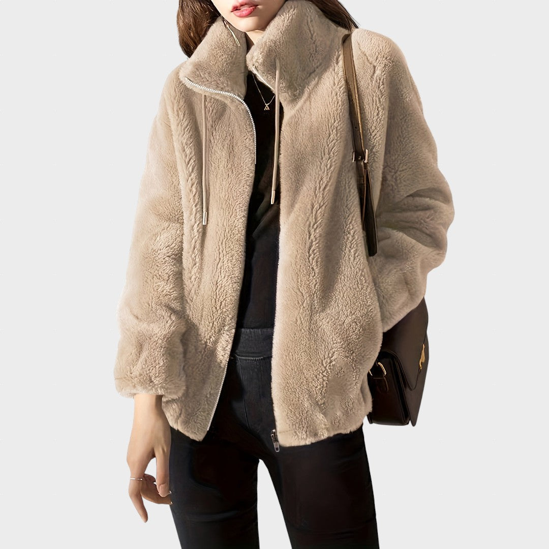 Mireia | Chaqueta con cremallera de silueta relajada
