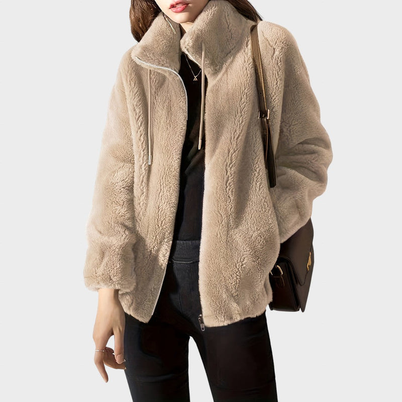 Mireia | Chaqueta con cremallera de silueta relajada
