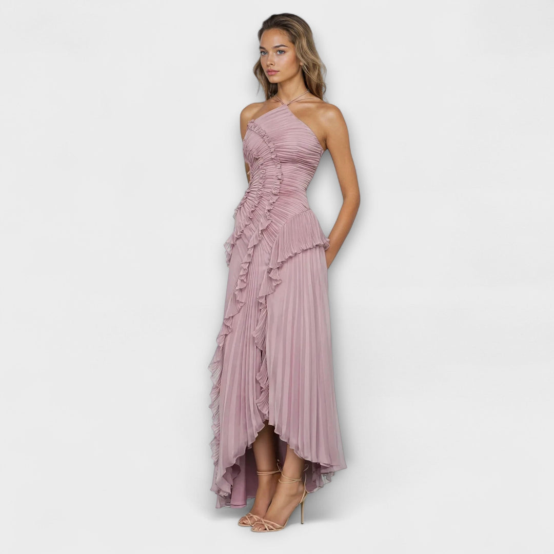 Covadonga | Vestido maxi sin mangas de fiesta