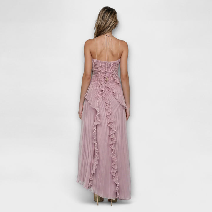 Covadonga | Vestido maxi sin mangas de fiesta