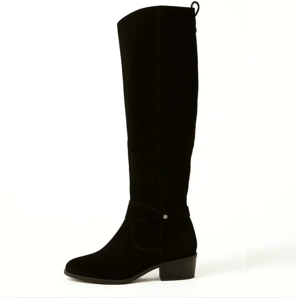 Olga | Botas altas elegantes de ante