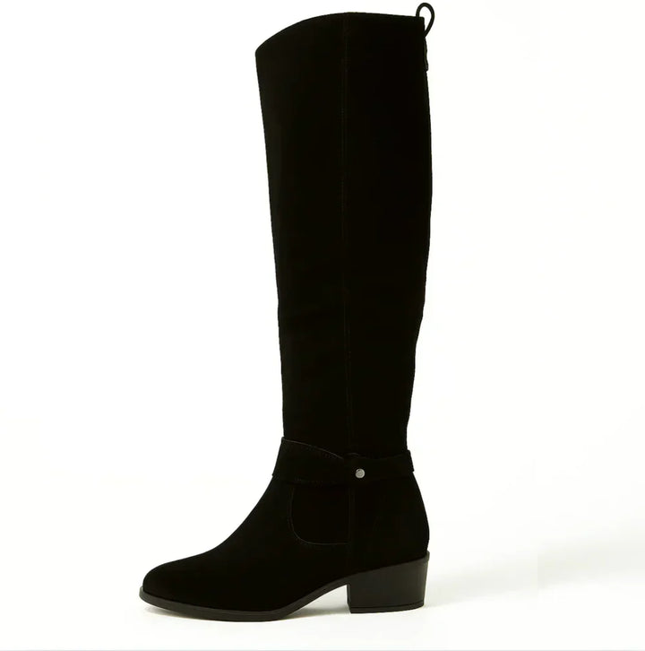 Olga | Botas altas elegantes de ante