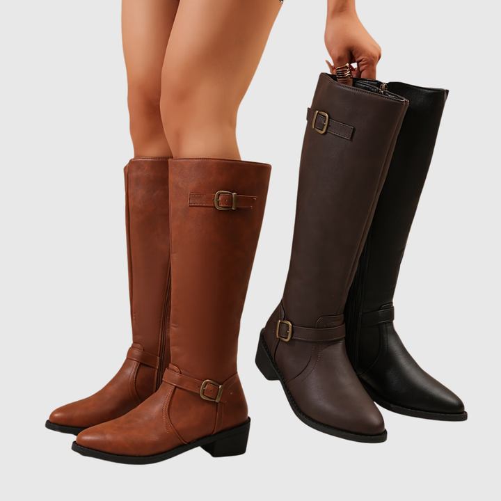 Patricia | Botas de montar de piel