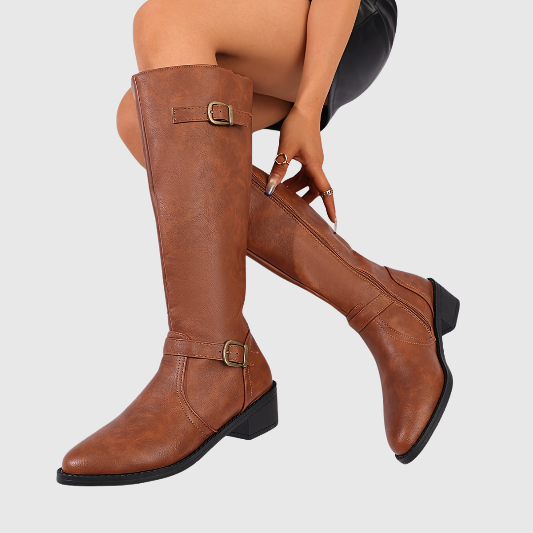 Patricia | Botas de montar de piel