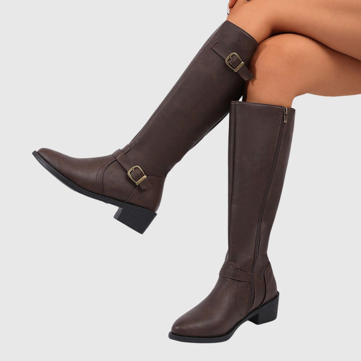 Patricia | Botas de montar de piel
