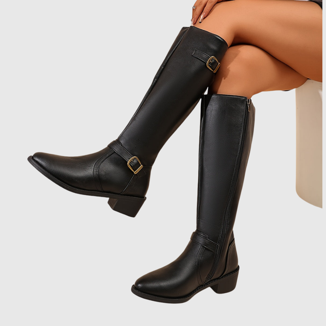Patricia | Botas de montar de piel