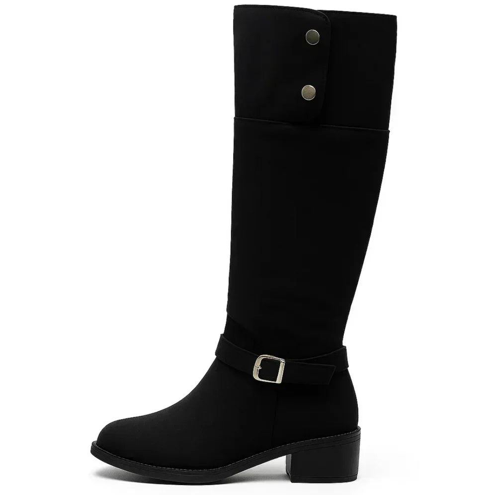 Paz | Botas altas con hebilla