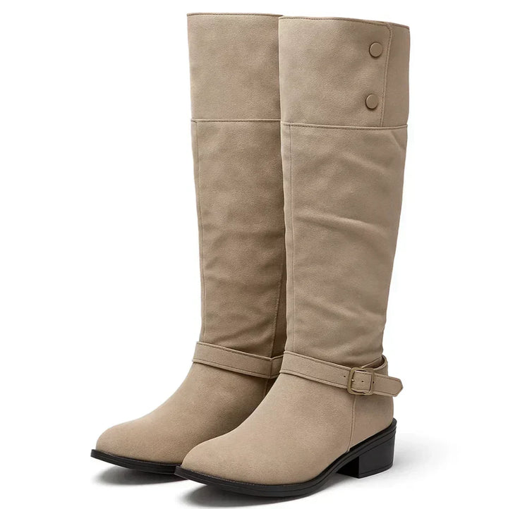 Paz | Botas altas con hebilla