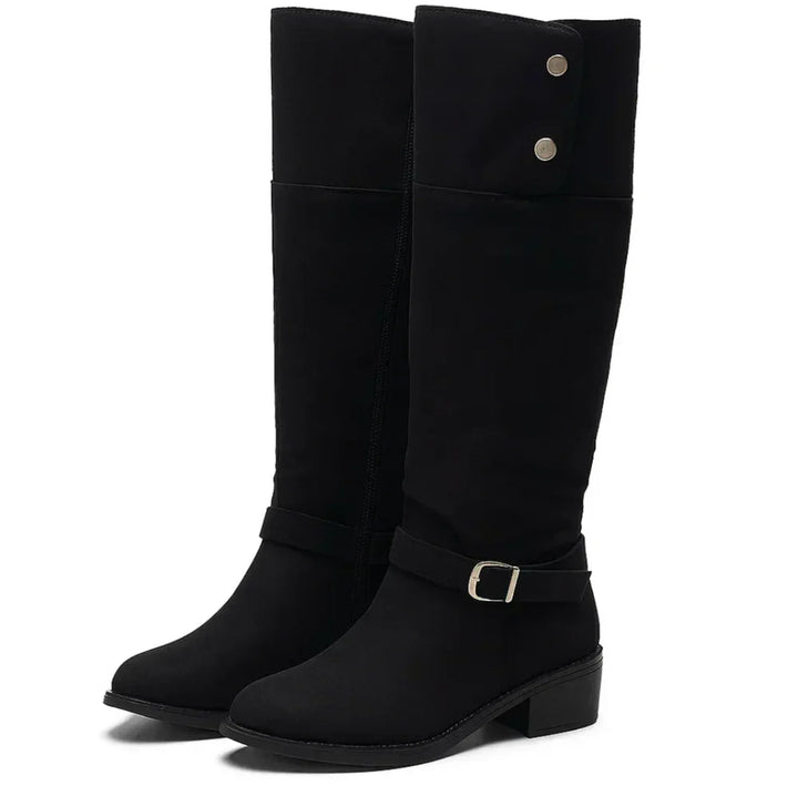 Paz | Botas altas con hebilla