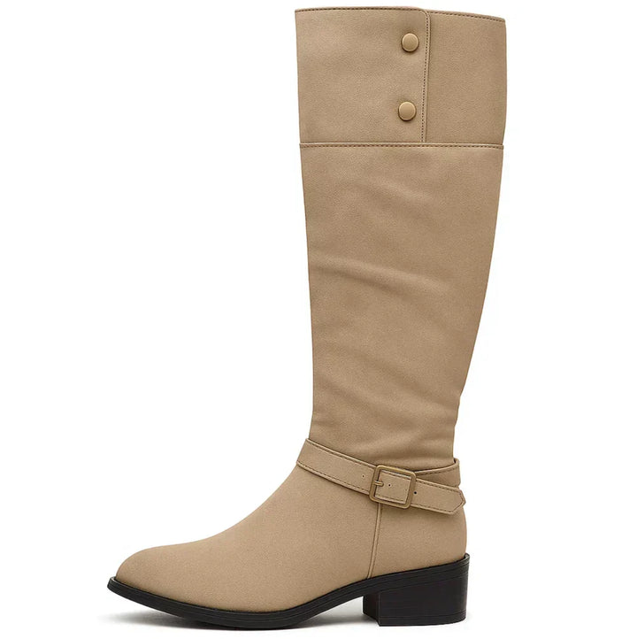 Paz | Botas altas con hebilla