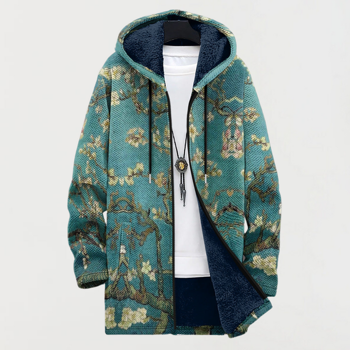 Paz | Sudadera con capucha con ramas en flor