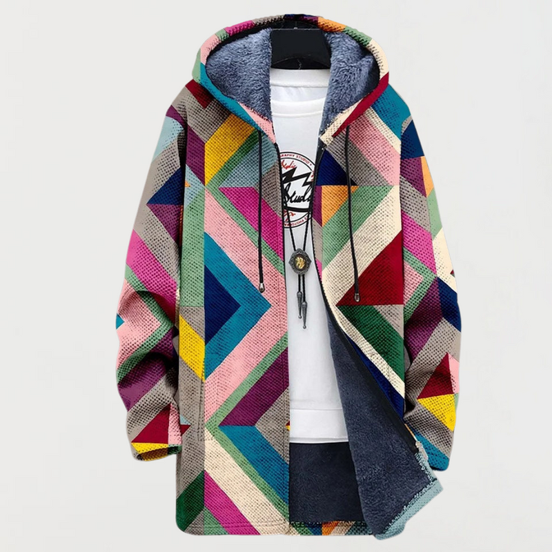 Otilia | Sudadera con capucha con motivo geométrico
