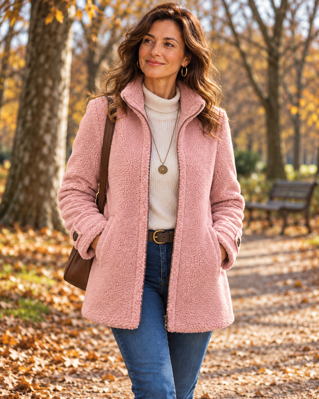 Raquel | Chaqueta con cuello alto y cremallera