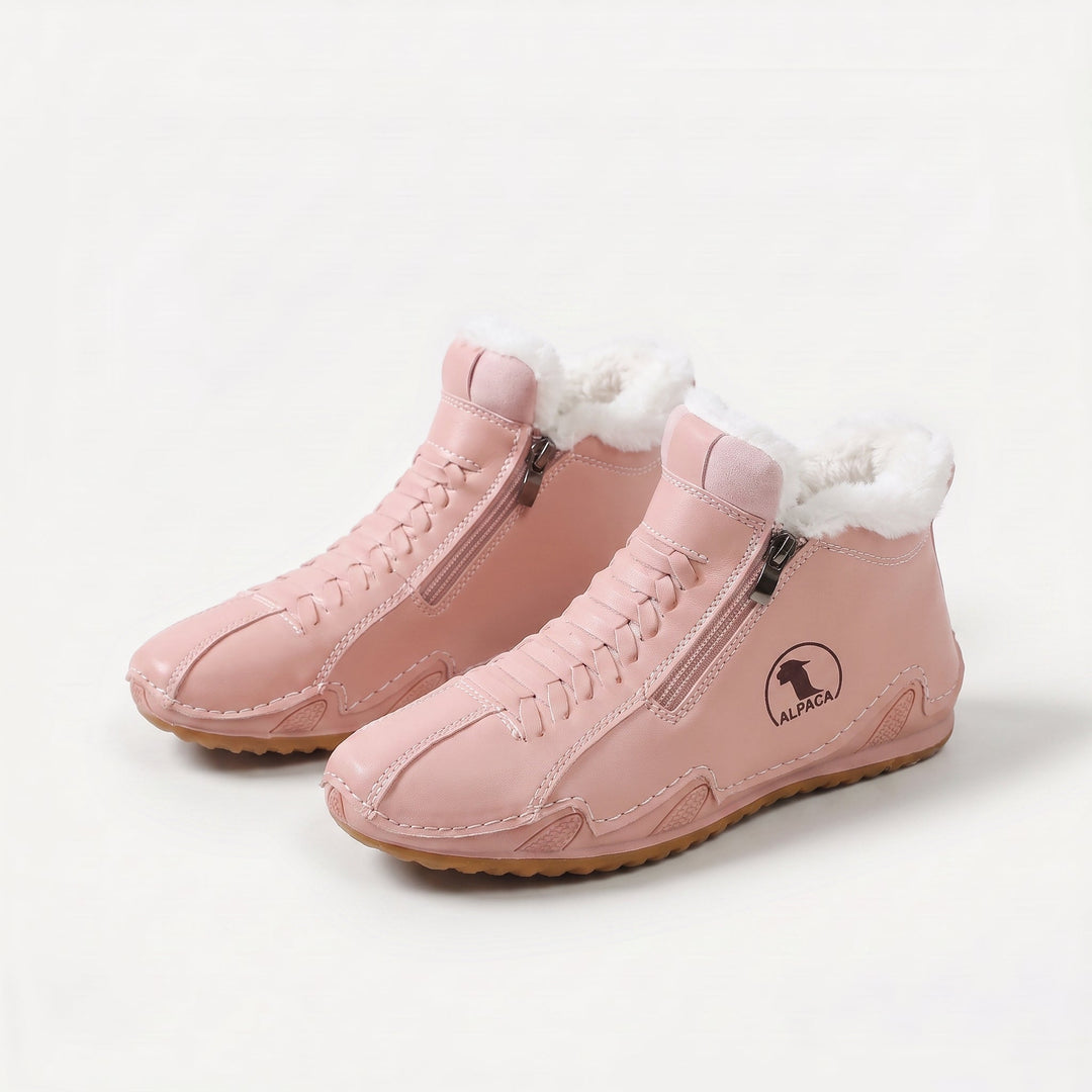 Rocío | Botines Forrados con Cremallera y Cordones
