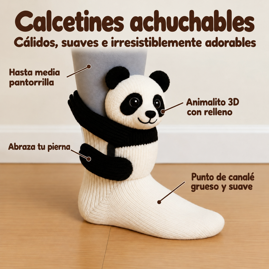 Sara | Calcetines con peluche de panda