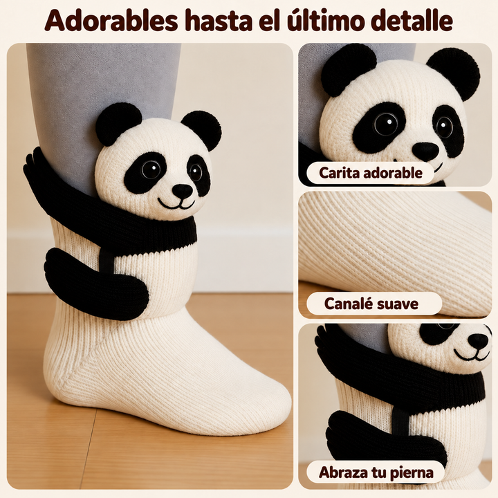 Sara | Calcetines con peluche de panda