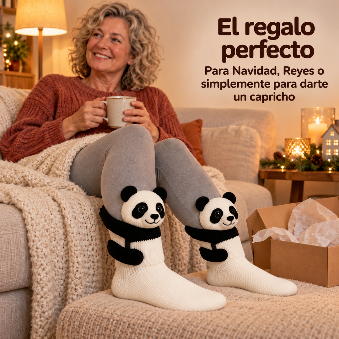 Sara | Calcetines con peluche de panda