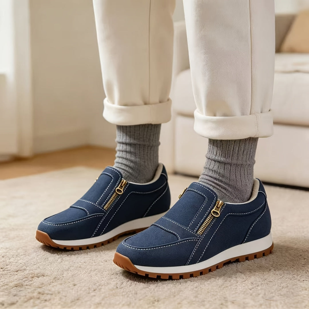Sara | Zapatillas Altas Forradas con Doble Cremallera