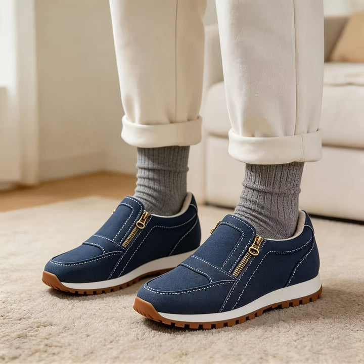 Sara | Zapatillas Altas Forradas con Doble Cremallera