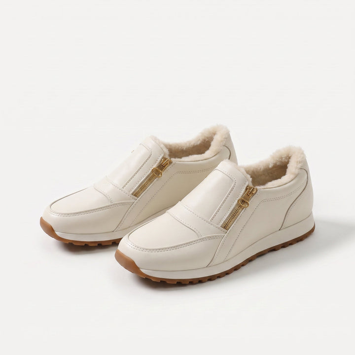 Sara | Zapatillas Altas Forradas con Doble Cremallera
