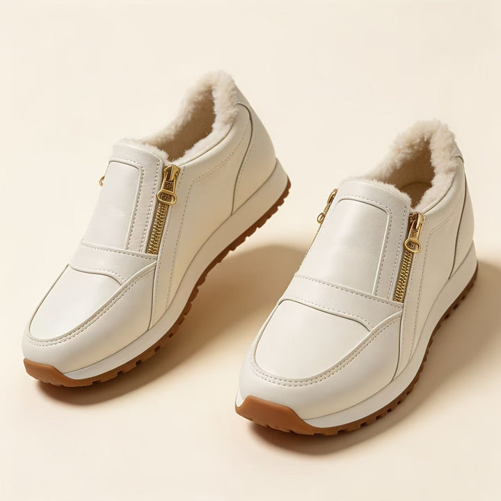 Sara | Zapatillas Altas Forradas con Doble Cremallera