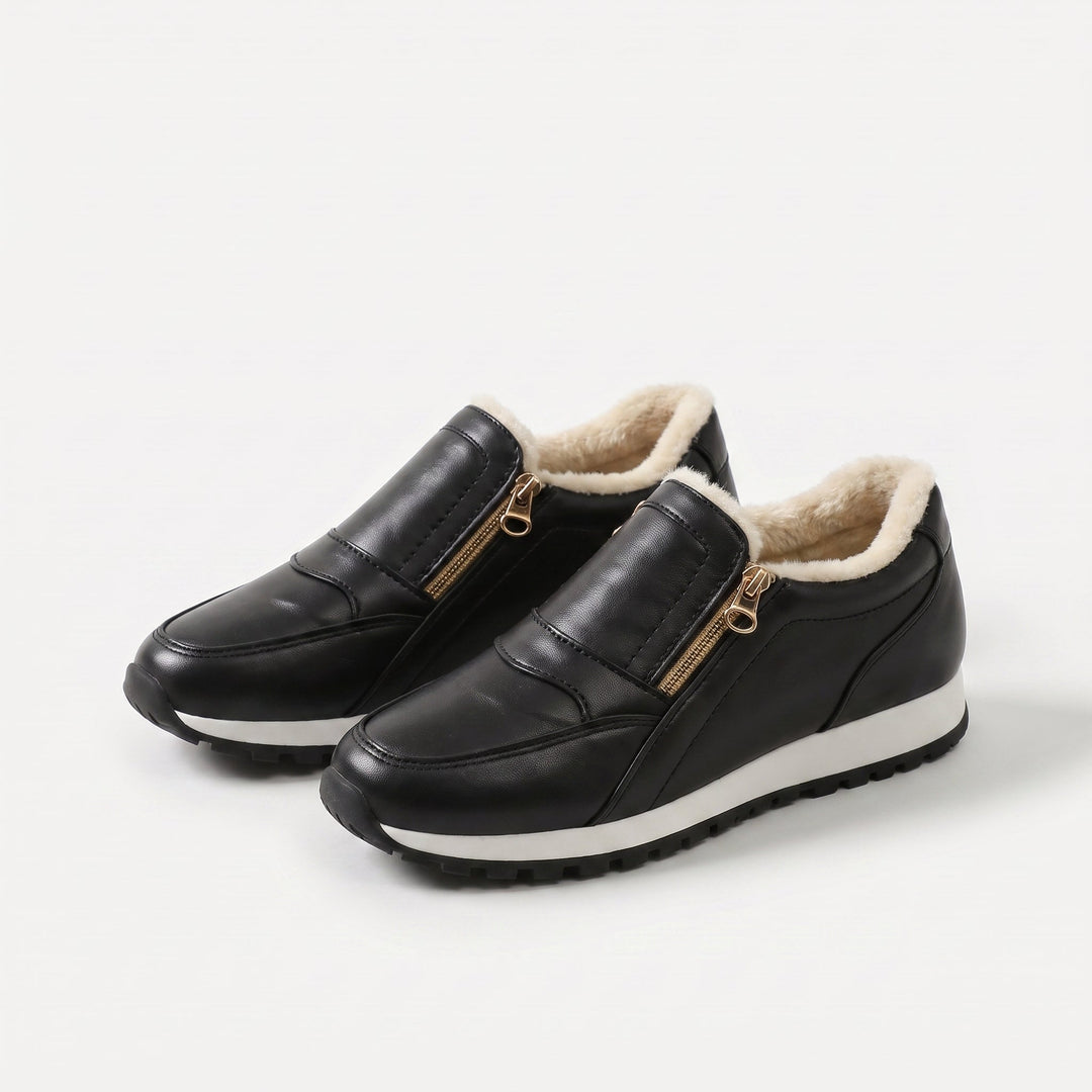 Sara | Zapatillas Altas Forradas con Doble Cremallera