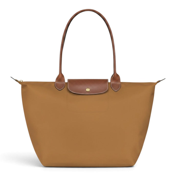 Tamara | Bolso shopper plegable marrón coñac