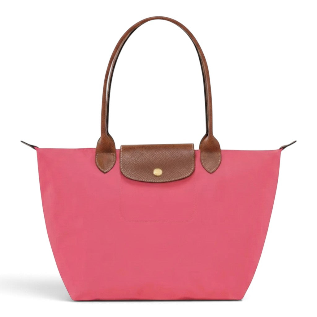 Triana | Bolso shopper plegable rosa coral