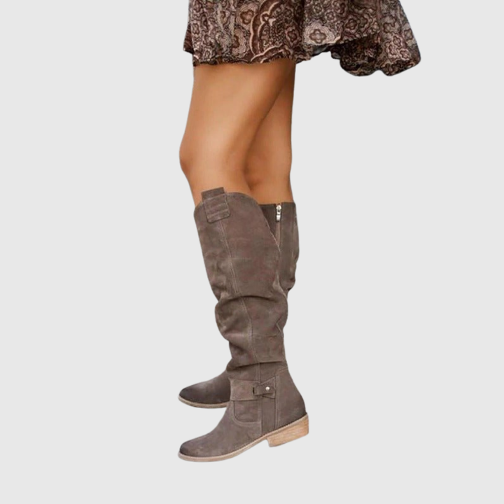 Valentina | Botas altas elegantes de piel