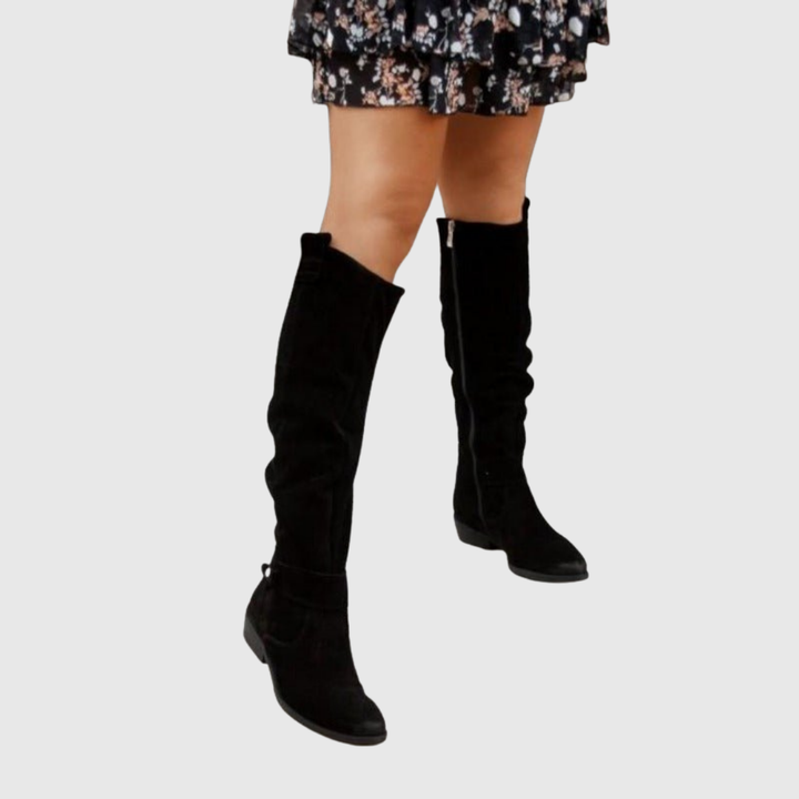Valentina | Botas altas elegantes de piel