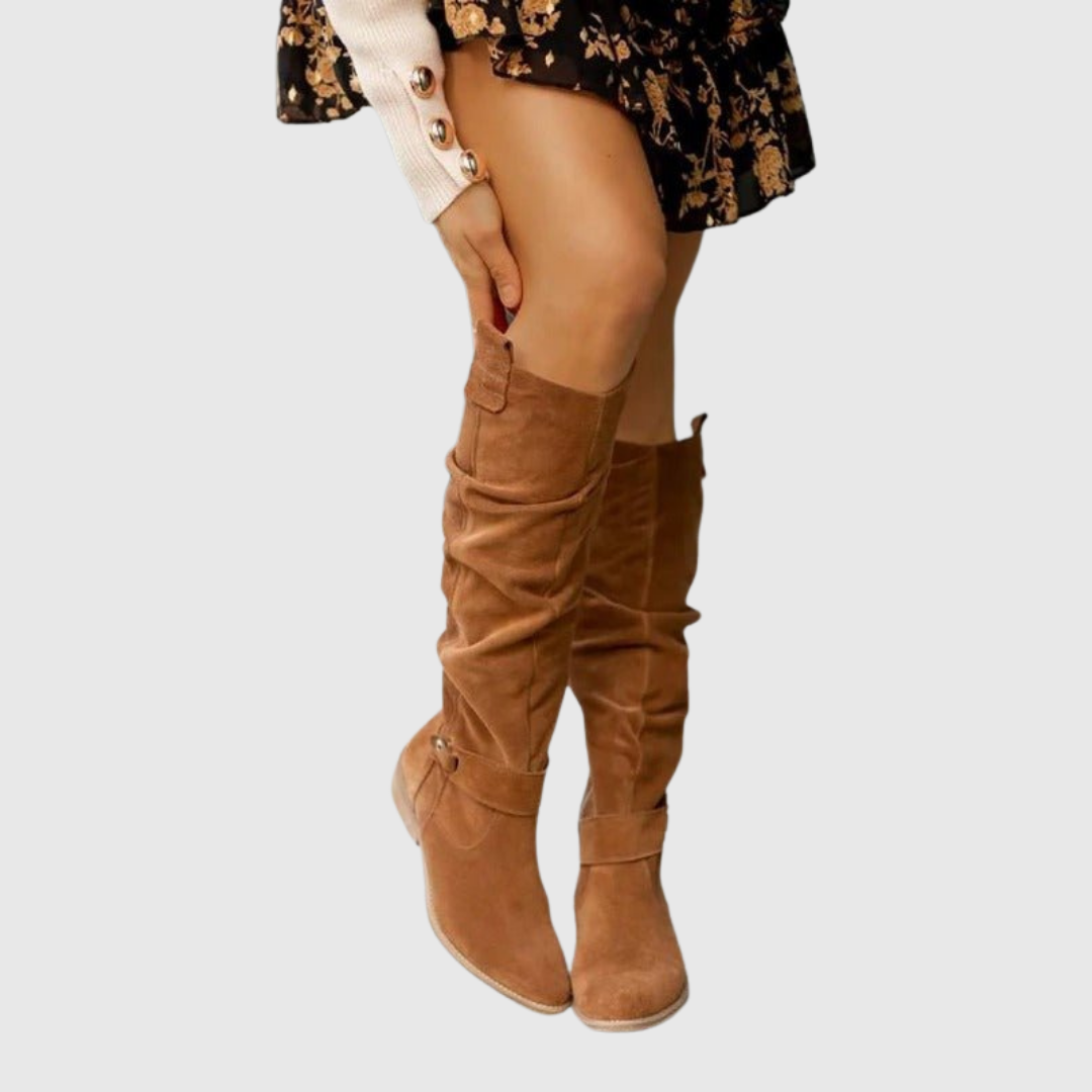 Valentina | Botas altas elegantes de piel