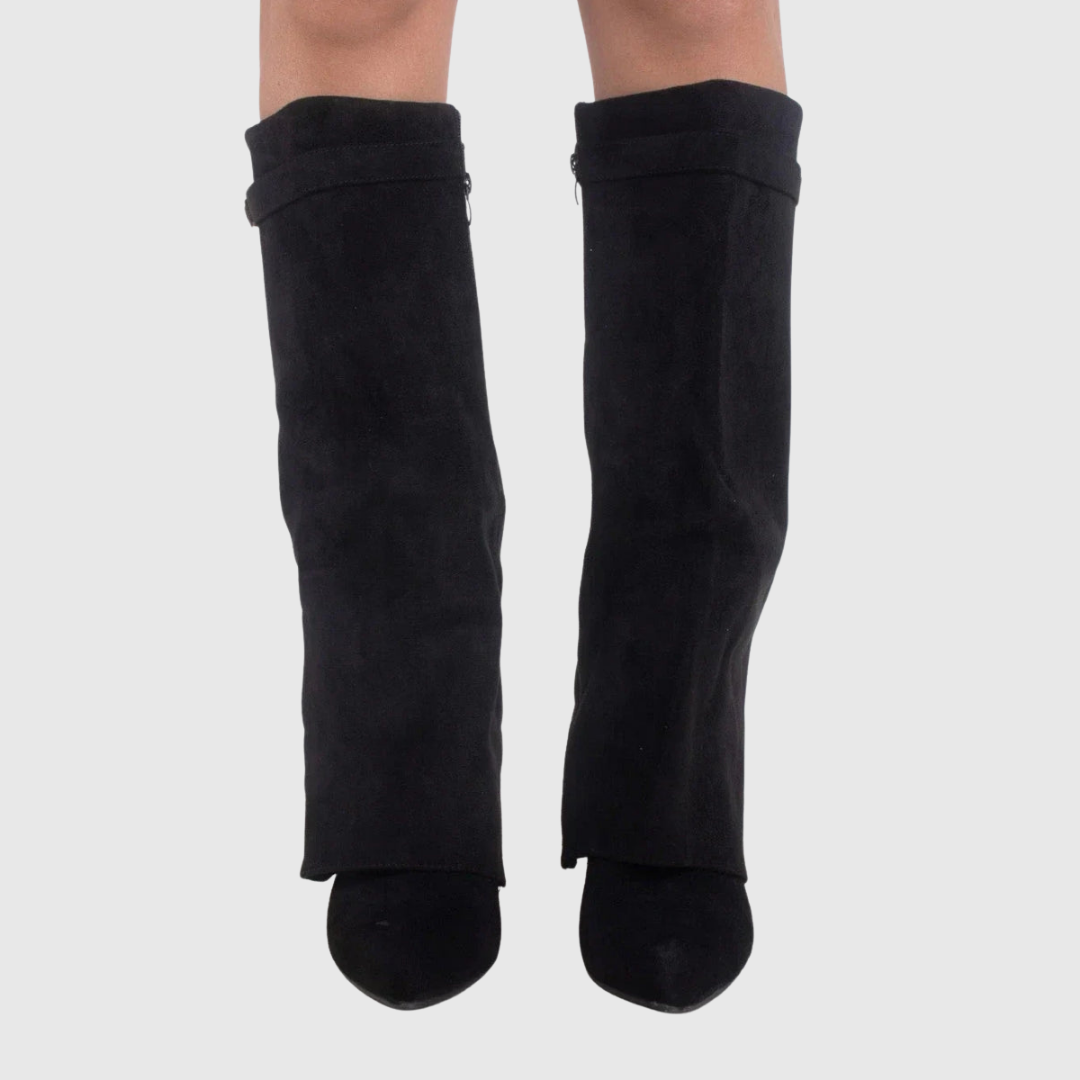 Victoria | Botas de piel con cuña