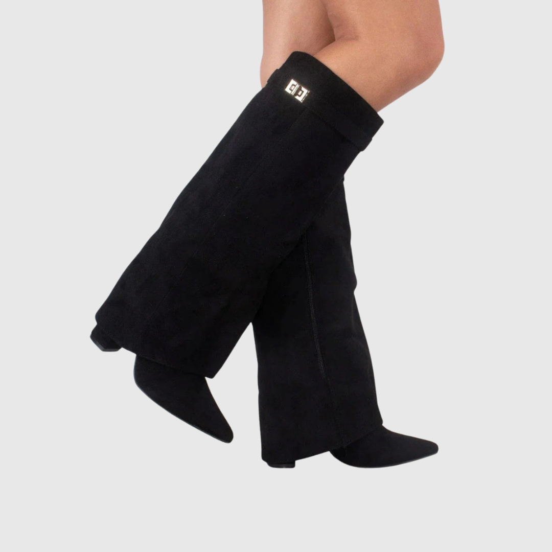 Victoria | Botas de piel con cuña