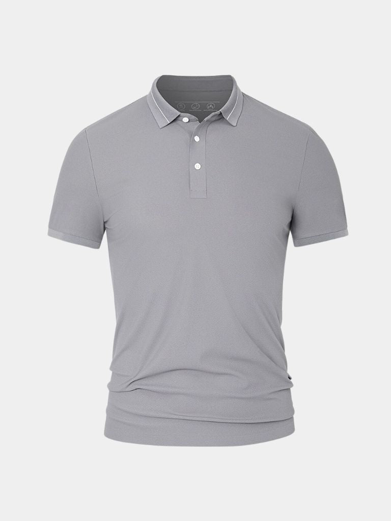Adolfo | Polo clásico gris