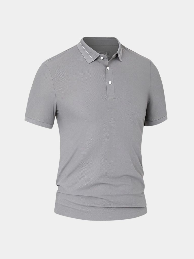 Adolfo | Polo clásico gris