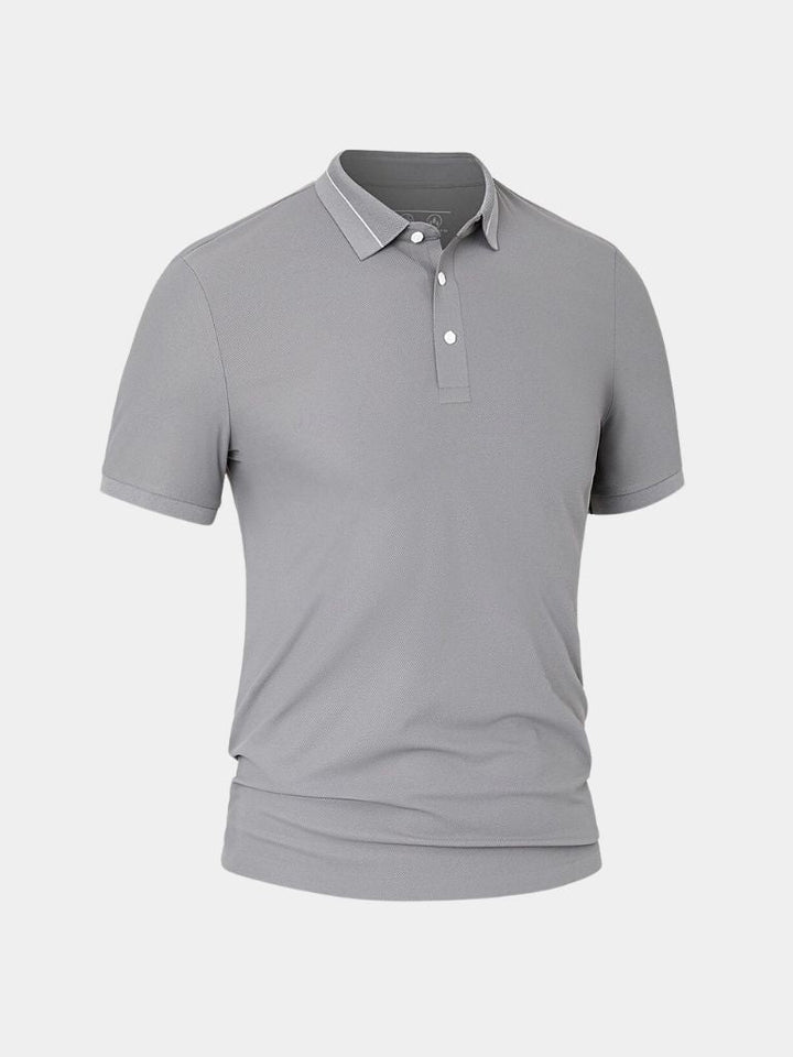 Adolfo | Polo clásico gris