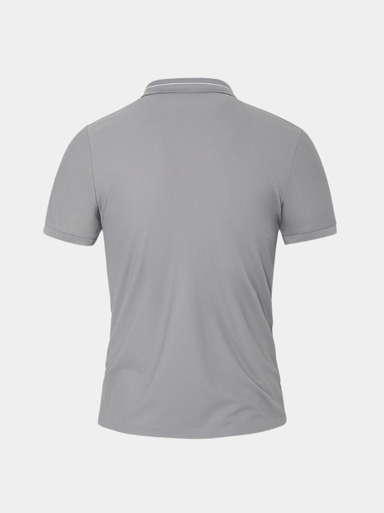 Adolfo | Polo clásico gris