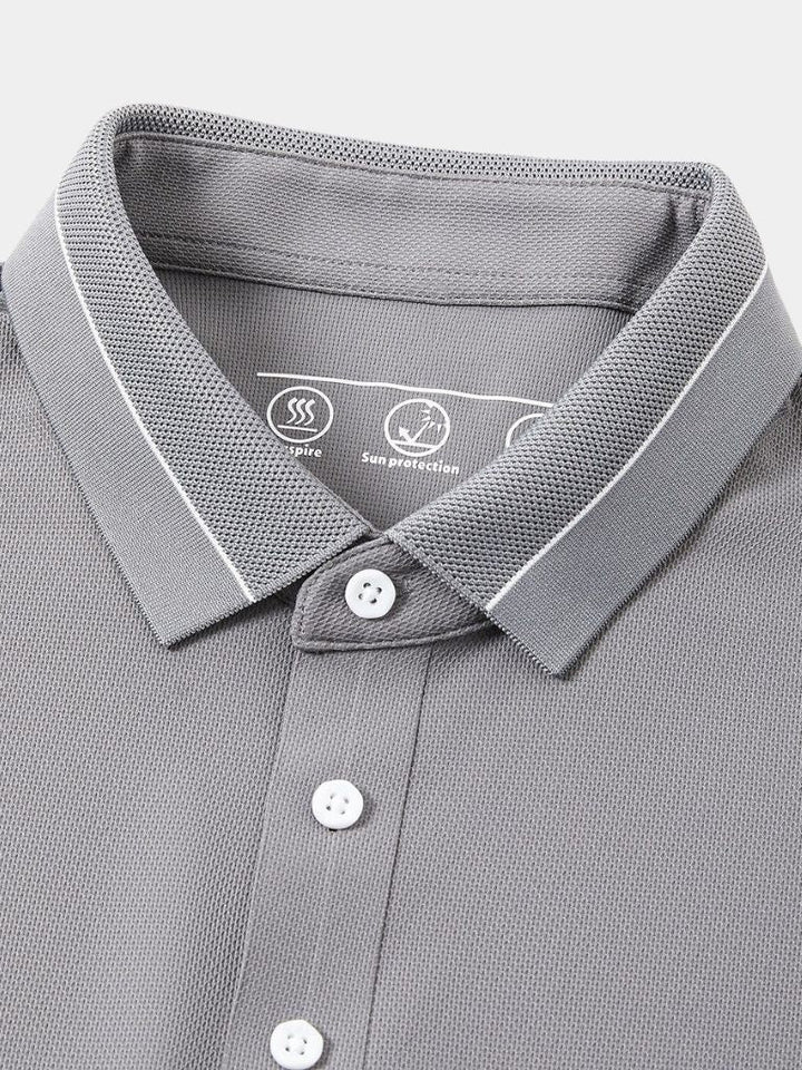 Adolfo | Polo clásico gris