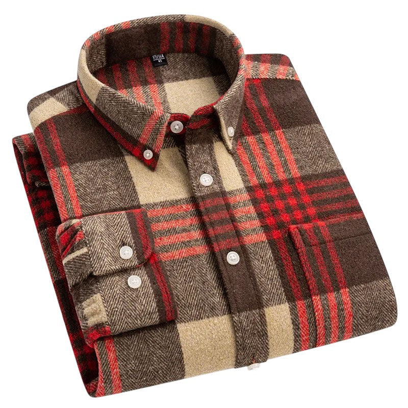 Adrián | Camisa de cuadros en negro y gris