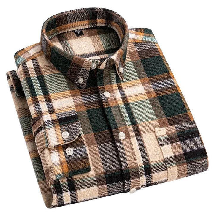Adrián | Camisa de cuadros en negro y gris