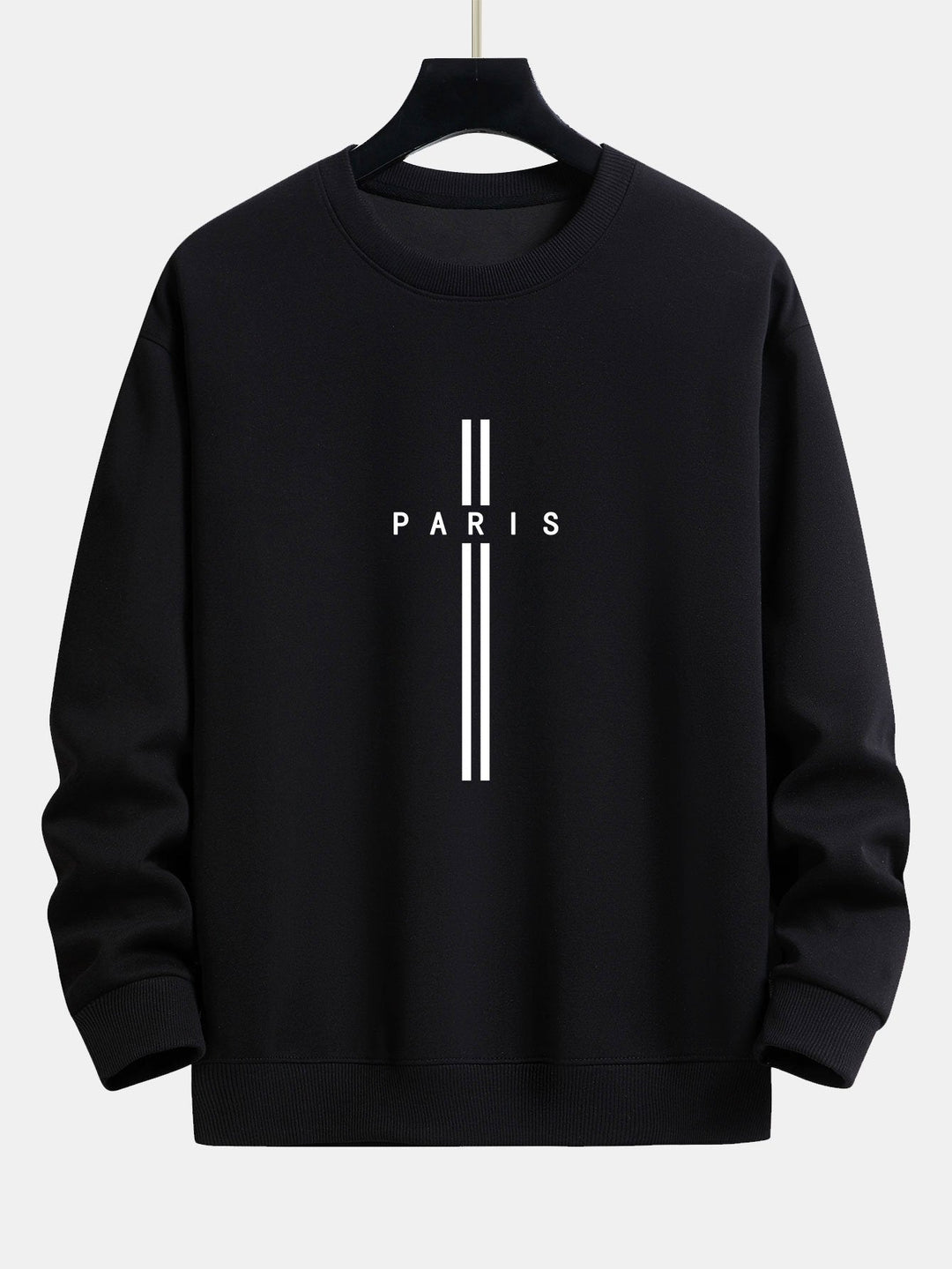 Adrián | Sudadera con estampado de rayas parisino y corte relajado