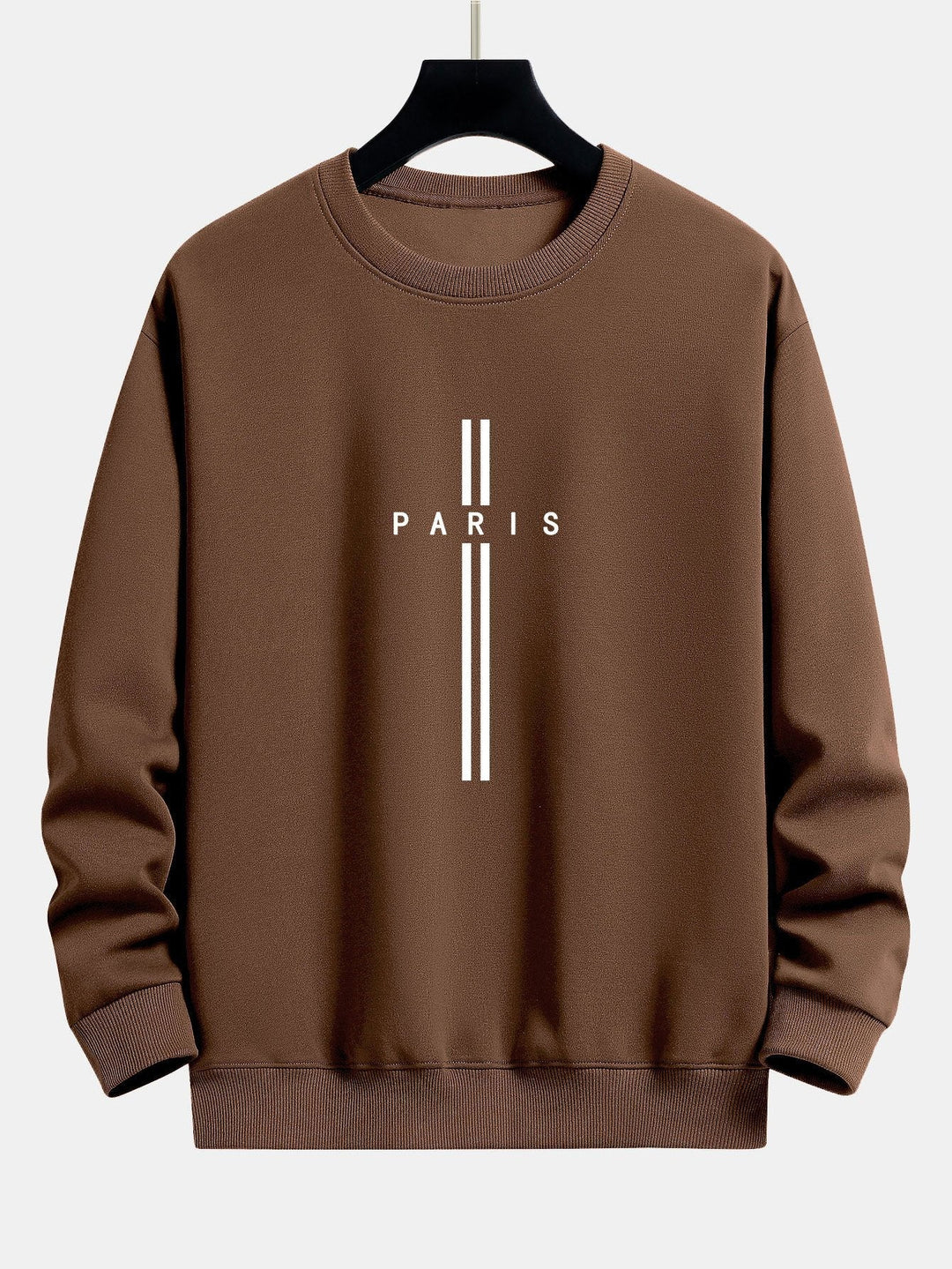 Adrián | Sudadera con estampado de rayas parisino y corte relajado