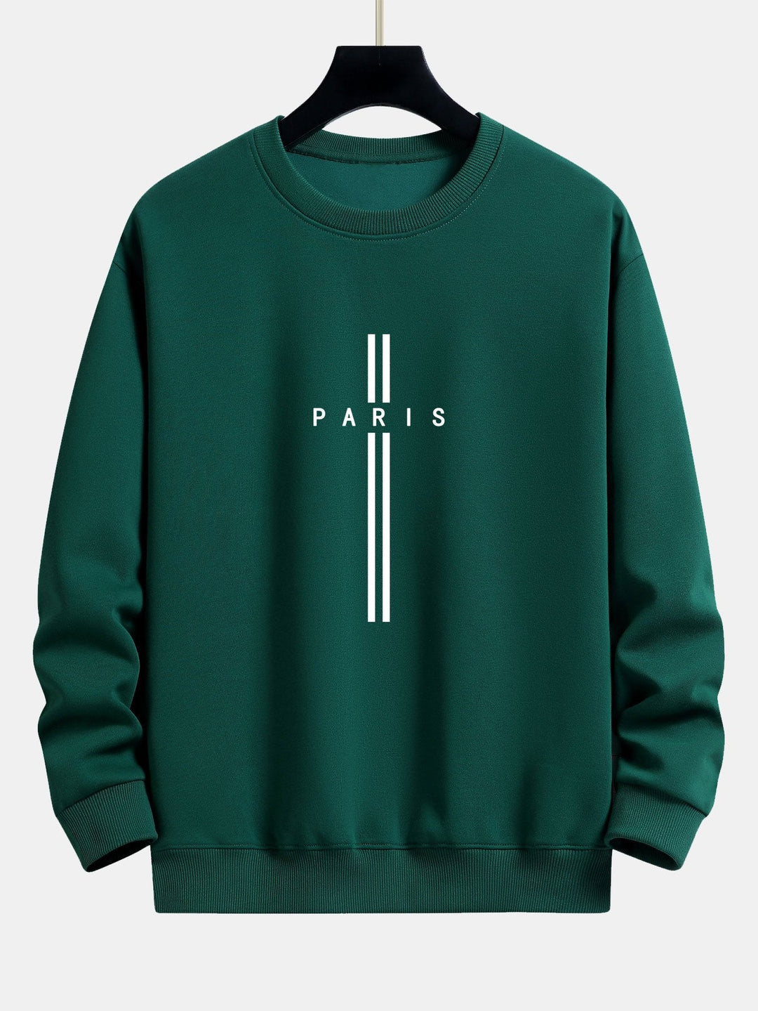 Adrián | Sudadera con estampado de rayas parisino y corte relajado