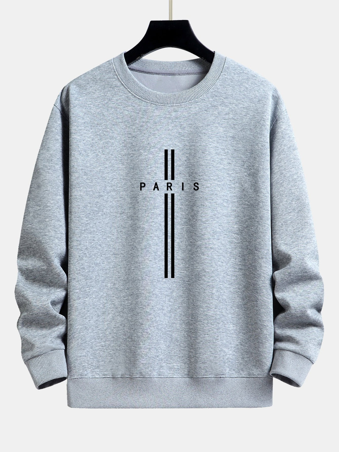 Adrián | Sudadera con estampado de rayas parisino y corte relajado