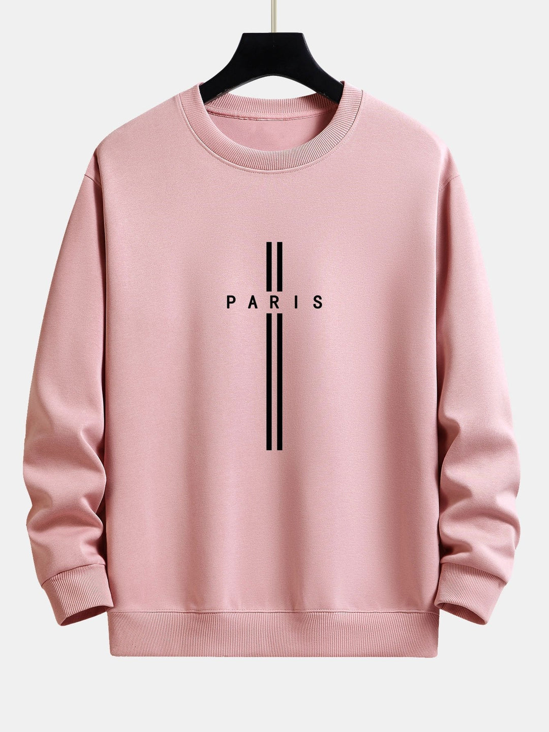 Adrián | Sudadera con estampado de rayas parisino y corte relajado