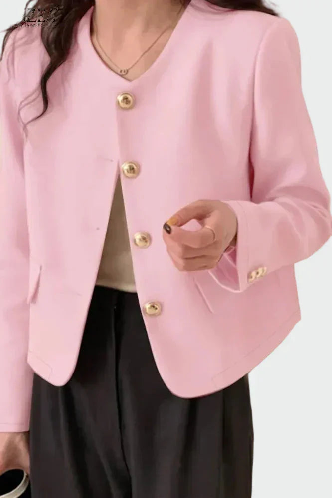 Adriana | Chaqueta con botones dorados