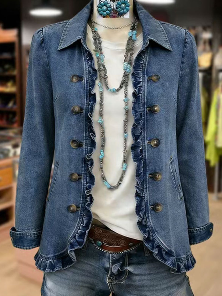 Adriana | Chaqueta con volantes